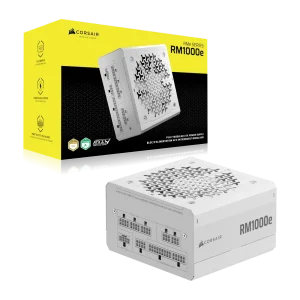 Corsair RMe Series RM1000e White 1000W 80 PLUS Gold Fully Modular ATX 3.1 PCIe 5.1 Power Supply