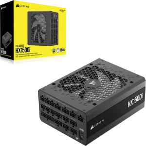 Corsair HXi Series HX1500i 1500W 80 PLUS Platinum Fully Modular ATX 3.1 PCIe 5.1 Digital Power Supply