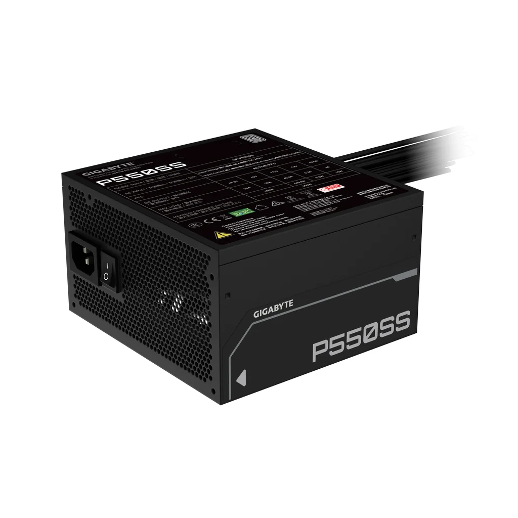 Gigabyte GP-P550SS 550W 80 PLUS Silver Non-Modular ATX 3.0 Power Supply 6 Gigabyte GP-P550SS 550W 80 PLUS Silver Non-Modular ATX 3.0 Power Supply