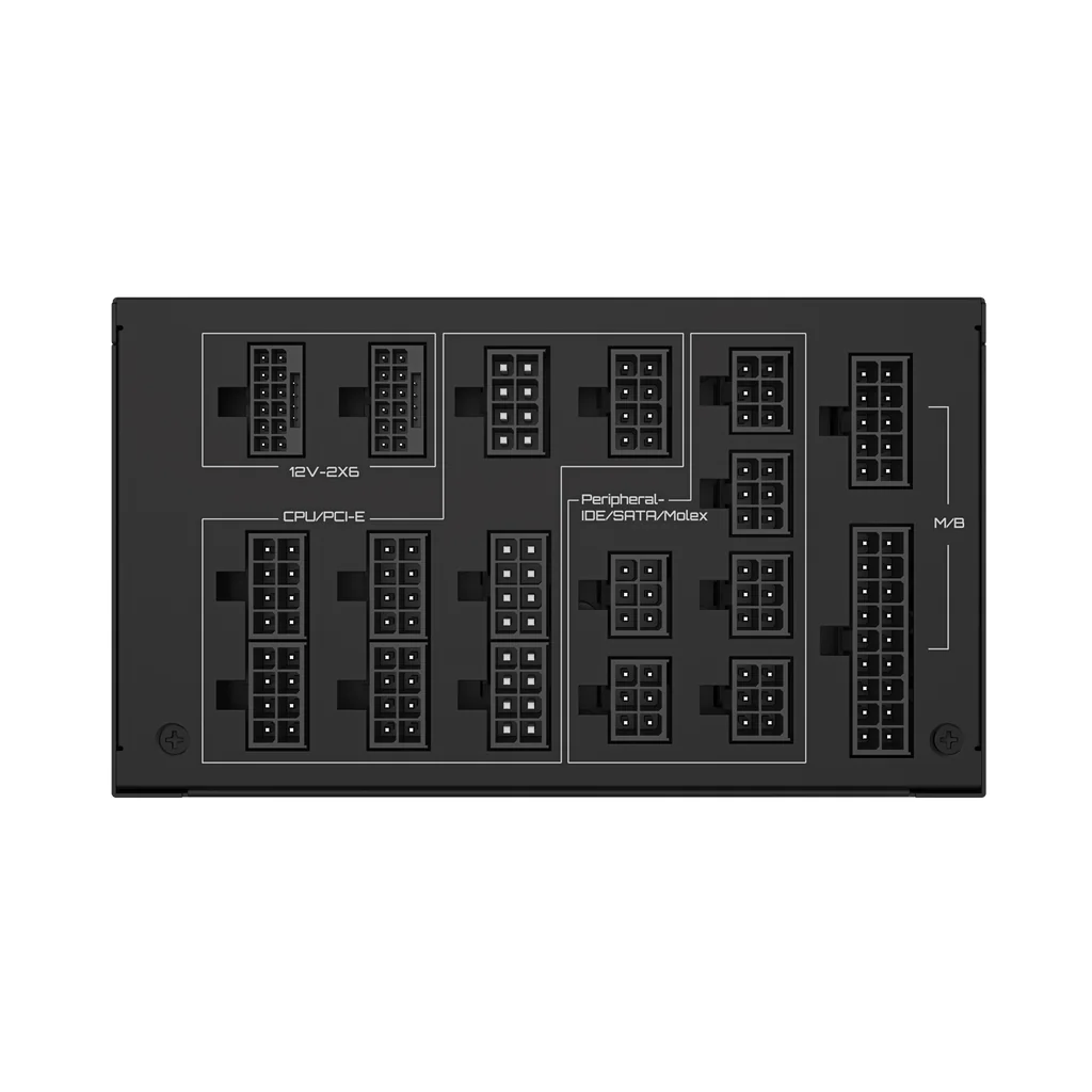 Gigabyte UD1600PM PG5 AI TOP 1600W 80 PLUS Platinum Fully Modular ATX 3.1 PCIe 5.0 Power Supply 3 Gigabyte UD1600PM PG5 AI TOP 1600W 80 PLUS Platinum Fully Modular ATX 3.1 PCIe 5.0 Power Supply