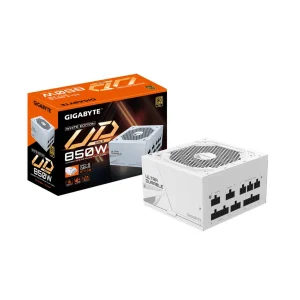 Gigabyte UD850GM PG5W 850W 80 PLUS Gold Fully Modular ATX 3.0 PCIe 5.0 White Power Supply