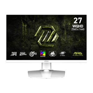 MSI MAG 274QRFW E20 27″ WQHD Rapid IPS 200Hz White Gaming Monitor