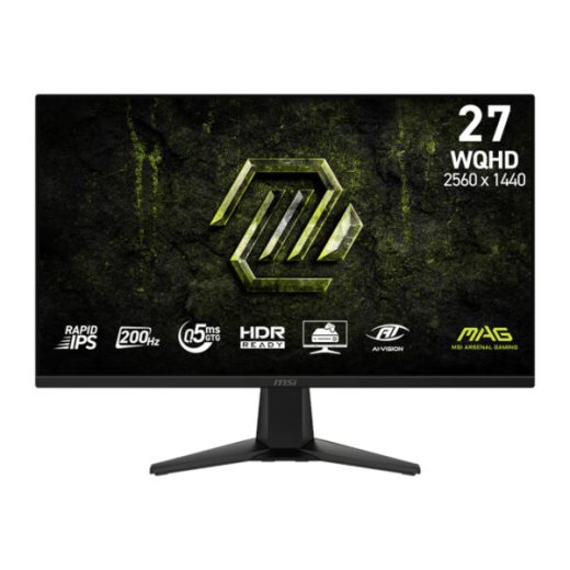 MSI MAG 275QF E20 27″ WQHD Rapid IPS 200Hz Gaming Monitor