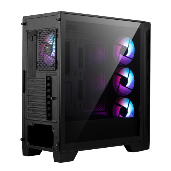 MSI MAG FORGE 320R AIRFLOW Black ATX Mid-Tower Gaming Case 3 MSI MAG FORGE 320R AIRFLOW Black ATX Mid-Tower Gaming Case
