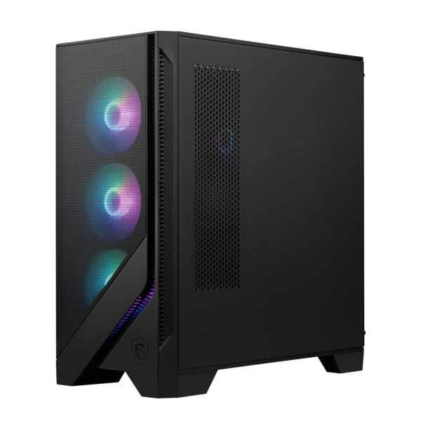 MSI MAG FORGE 320R AIRFLOW Black ATX Mid-Tower Gaming Case 5 MSI MAG FORGE 320R AIRFLOW Black ATX Mid-Tower Gaming Case
