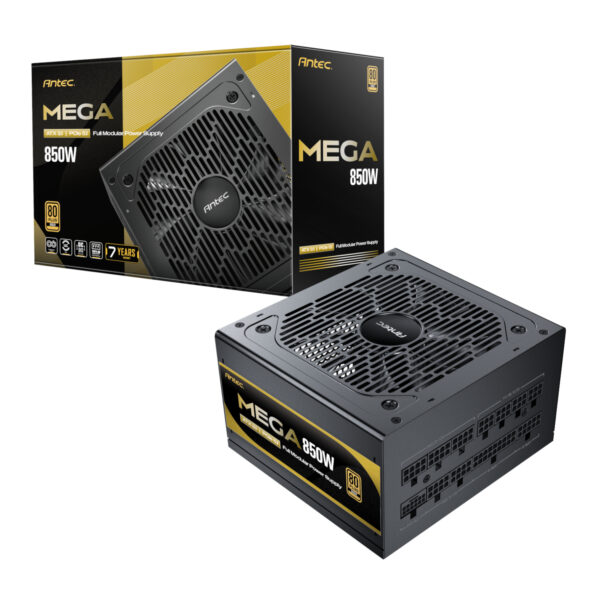 Antec MEGA 850W 80 PLUS Gold Fully Modular ATX 3.1 PCIe 5.1 Power Supply 1 Antec MEGA 850W 80 PLUS Gold Fully Modular ATX 3.1 PCIe 5.1 Power Supply