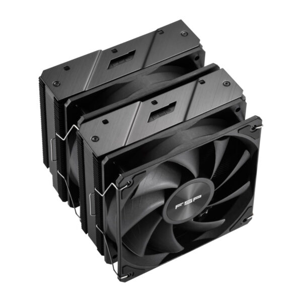 FSP MP7 Black Dual Tower 120mm PWM CPU Black Air Cooler 4 FSP MP7 Black Dual Tower 120mm PWM CPU Black Air Cooler