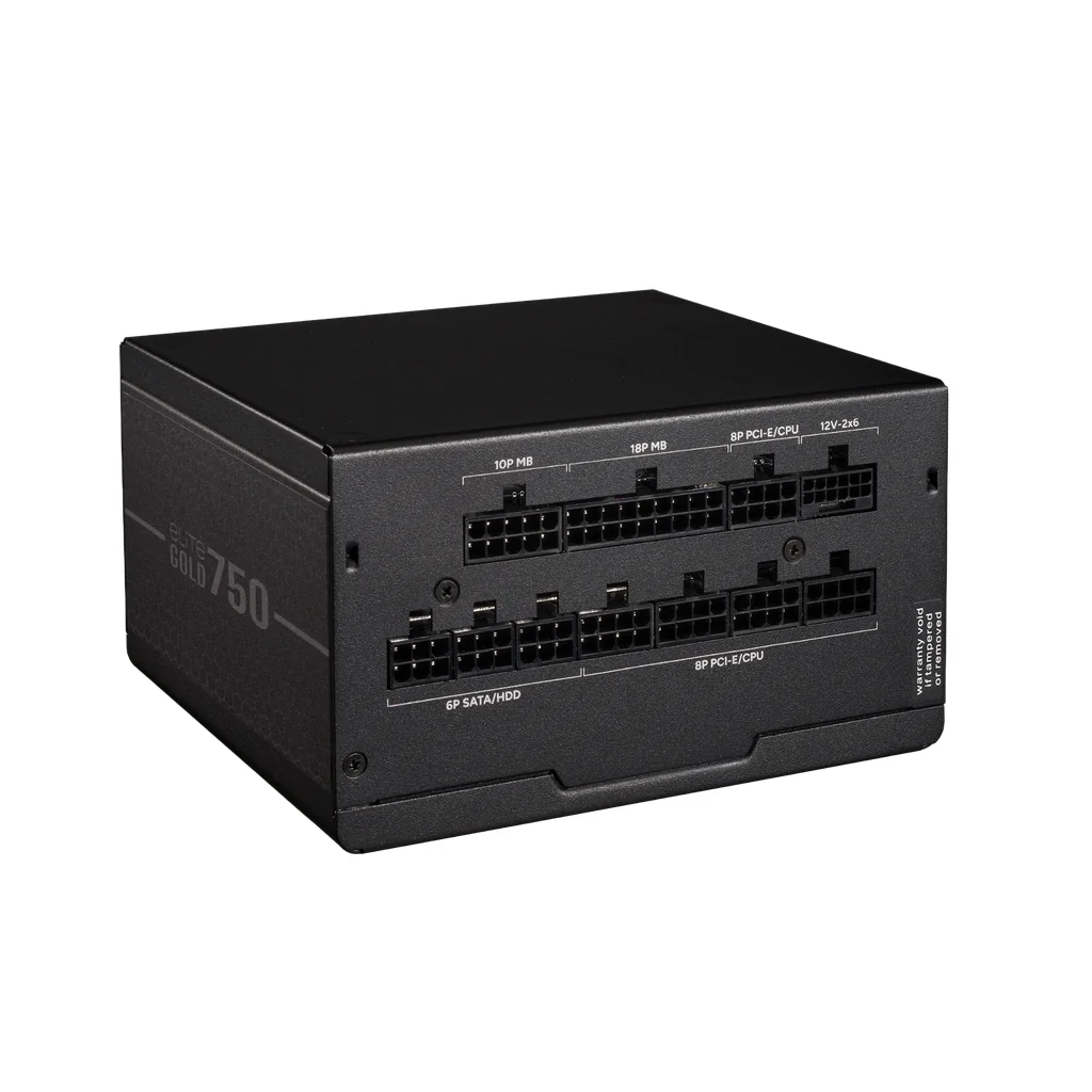 Cooler Master Elite Gold 750W Fully Modular ATX 3.1 PCIe 5.1 Power Supply 2 Cooler Master Elite Gold 750W Fully Modular ATX 3.1 PCIe 5.1 Power Supply