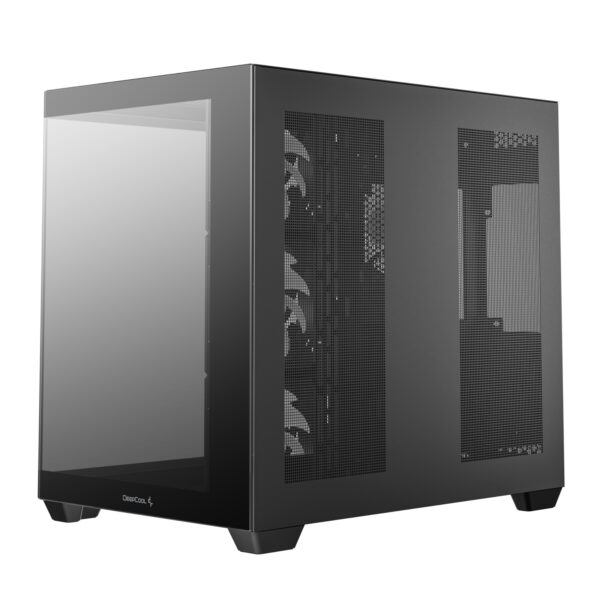 DeepCool CG530 7F Black Dual-Chamber Panoramic Tempered Glass ATX Gaming Case 6 DeepCool CG530 7F Black Dual-Chamber Panoramic Tempered Glass ATX Gaming Case
