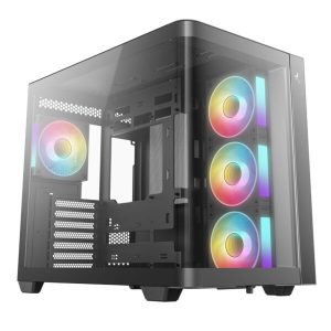 DeepCool CG530U 4F Panoramic Curved Glass Dual-Chamber ATX Fishtank Gaming Case