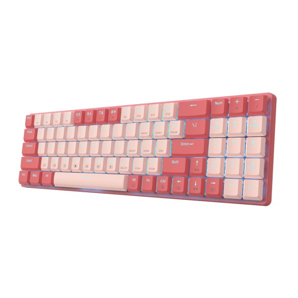 Redragon BS8772 Wireless Keyboard & Mouse Red/Pink Combo 4 Redragon BS8772 Wireless Keyboard & Mouse Red/Pink Combo
