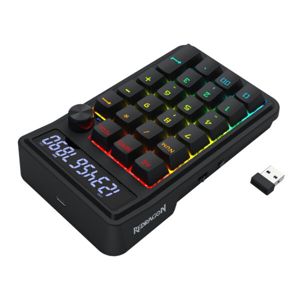 Redragon K733 COVE RGB Wireless Mechanical Numpad 5 Redragon K733 COVE RGB Wireless Mechanical Numpad