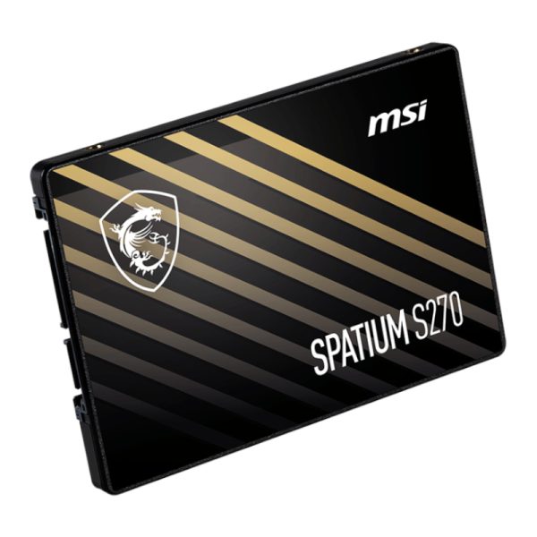 MSI SPATIUM S270 240GB 2.5” SATA III Internal SSD 3 MSI SPATIUM S270 240GB 2.5” SATA III Internal SSD