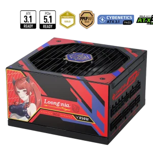 MSI MAG A850GLS MLG Edition 850W 80 PLUS Gold Fully Modular ATX 3.1 Power Supply