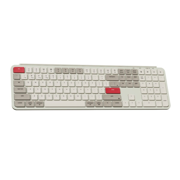 Keychron B6 Pro Ultra-Slim Wireless Retro Red Full-Size Keyboard 2 Keychron B6 Pro Ultra-Slim Wireless Retro Red Full-Size Keyboard