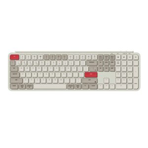 Keychron B6 Pro Ultra-Slim Wireless Retro Red Full-Size Keyboard