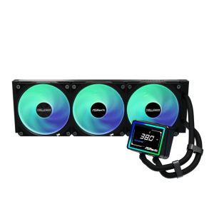 ASRock Challenger 360 Digital ARGB AIO Liquid CPU Cooler