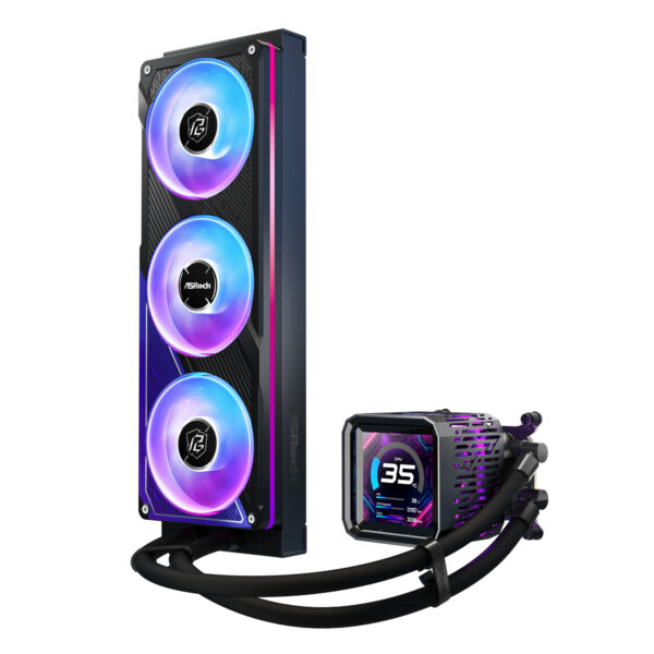 ASRock Phantom Gaming 360 LCD ARGB AIO Liquid CPU Cooler 4 ASRock Phantom Gaming 360 LCD ARGB AIO Liquid CPU Cooler
