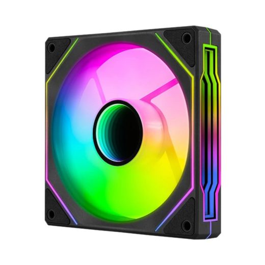 AeroCool Phantom M-3 120mm PWM ARGB Infinity Mirror Case Fan Black