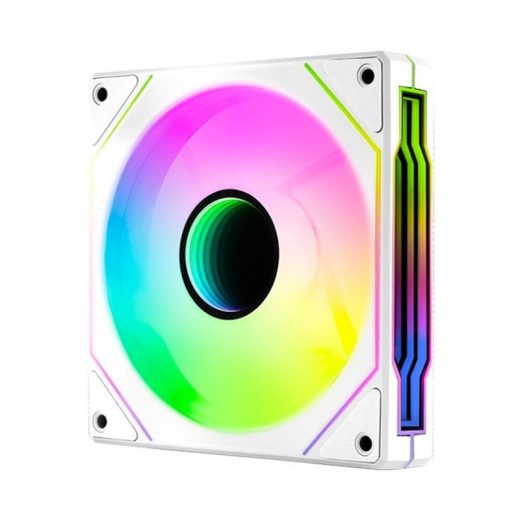 AeroCool Phantom M-3 120mm PWM ARGB Infinity Mirror Case Fan White