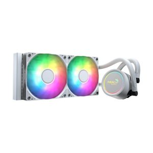 AeroCool Abyss L240R ARGB 240mm AIO Liquid CPU Cooler White