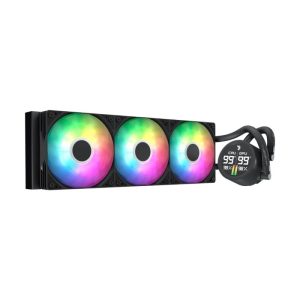 AeroCool Abyss L360R Digi ARGB 360mm AIO Liquid CPU Cooler Black