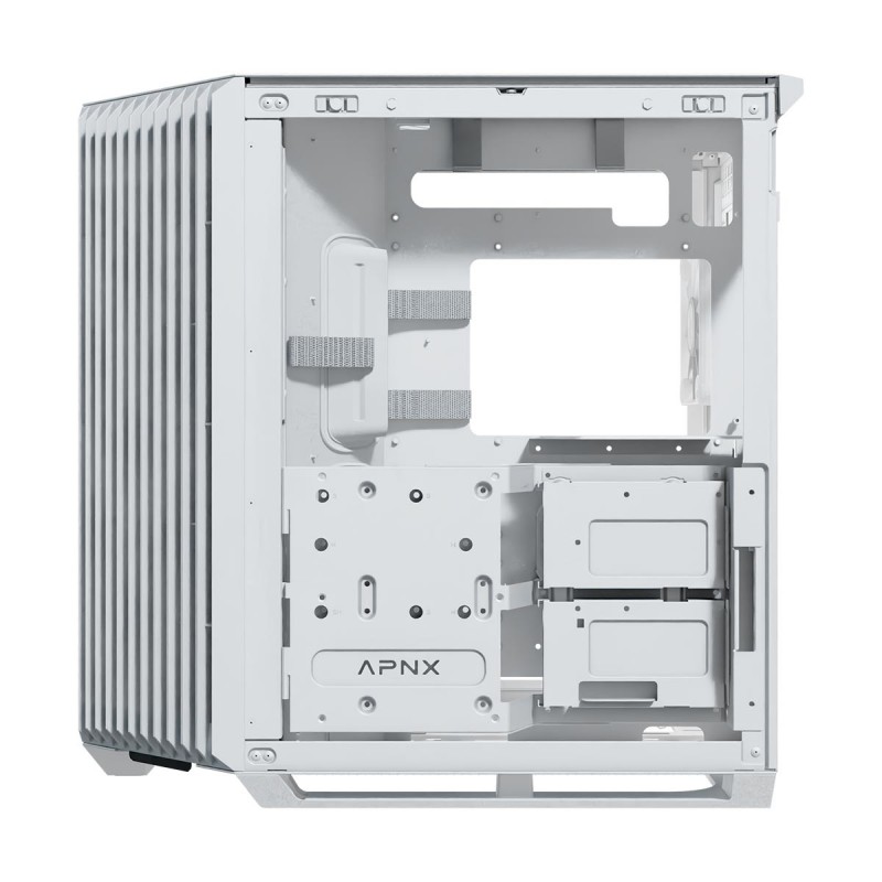 APNX V1 Premium Tempered Glass Mid-Tower ATX White Gaming Case 6 APNX V1 Premium Tempered Glass Mid-Tower ATX White Gaming Case