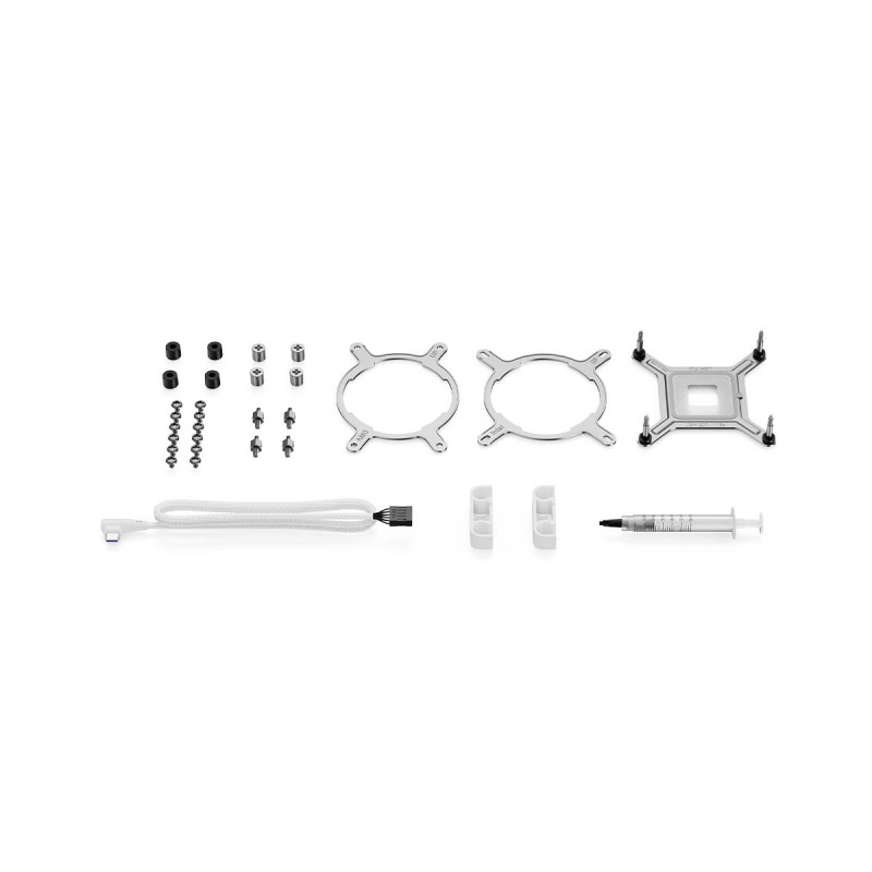 APNX LC1-D 360 ARGB LCD 360mm AIO Liquid CPU Cooler White 6 APNX LC1-D 360 ARGB LCD 360mm AIO Liquid CPU Cooler White