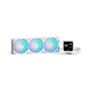 APNX LC1-D 360 ARGB LCD 360mm AIO Liquid CPU Cooler White