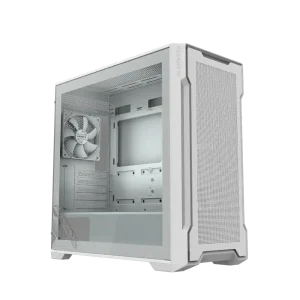 Gigabyte C102 GLASS ICE White Micro-ATX Tempered Glass Mid-Tower Gaming Chassis
