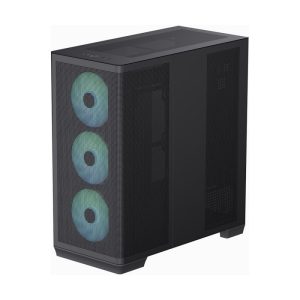 APNX C1-R Tempered Glass Black Mid-Tower ATX Gaming Chassis