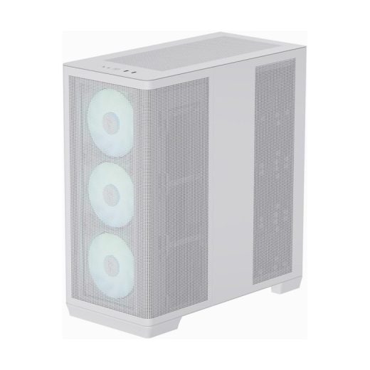 APNX C1-R Tempered Glass White Mid-Tower ATX Gaming Chassis