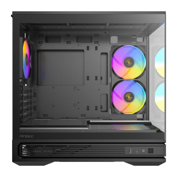 Antec C2M ARGB Black Panoramic Tempered Glass Micro-ATX Gaming Chassis 3 Antec C2M ARGB Black Panoramic Tempered Glass Micro-ATX Gaming Chassis