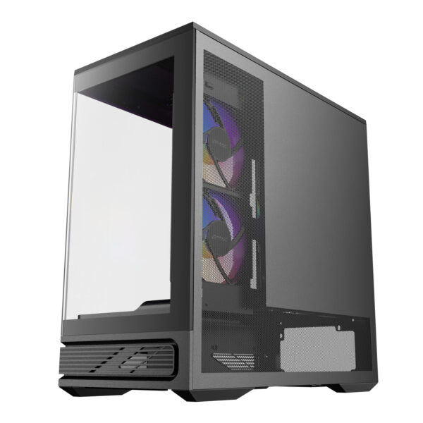 Antec C2M ARGB Black Panoramic Tempered Glass Micro-ATX Gaming Chassis 4 Antec C2M ARGB Black Panoramic Tempered Glass Micro-ATX Gaming Chassis
