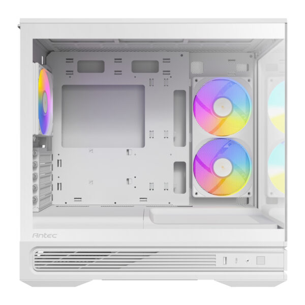 Antec C2M ARGB White Panoramic Tempered Glass Micro-ATX Gaming Chassis 3 Antec C2M ARGB White Panoramic Tempered Glass Micro-ATX Gaming Chassis