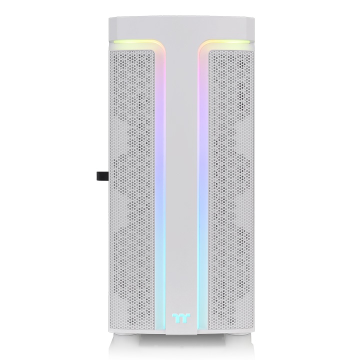 Thermaltake H590 TG Snow ARGB White E-ATX Tempered Glass Mid Tower Gaming Chassis 4 Thermaltake H590 TG Snow ARGB White E-ATX Tempered Glass Mid Tower Gaming Chassis