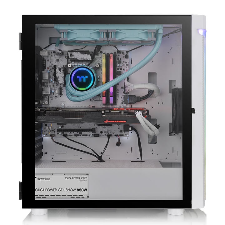 Thermaltake H590 TG Snow ARGB White E-ATX Tempered Glass Mid Tower Gaming Chassis 3 Thermaltake H590 TG Snow ARGB White E-ATX Tempered Glass Mid Tower Gaming Chassis