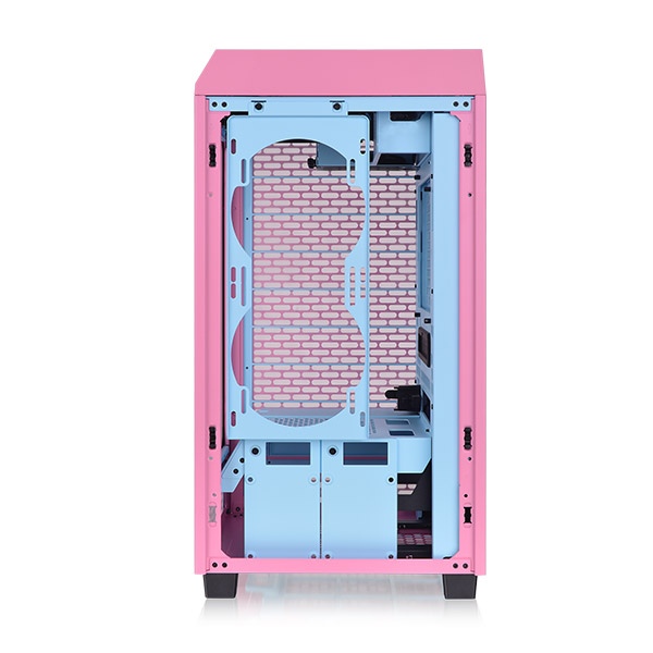 Thermaltake The Tower 200 Bubble Pink Mini-ITX Tempered Glass Mini Tower Gaming Chassis 4 Thermaltake The Tower 200 Bubble Pink Mini-ITX Tempered Glass Mini Tower Gaming Chassis