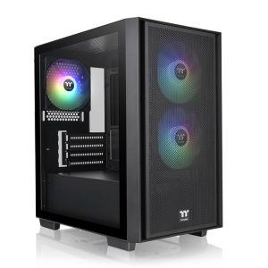 Thermaltake Versa H16 TG ARGB Micro-ATX Tempered Glass Micro Tower Gaming Chassis