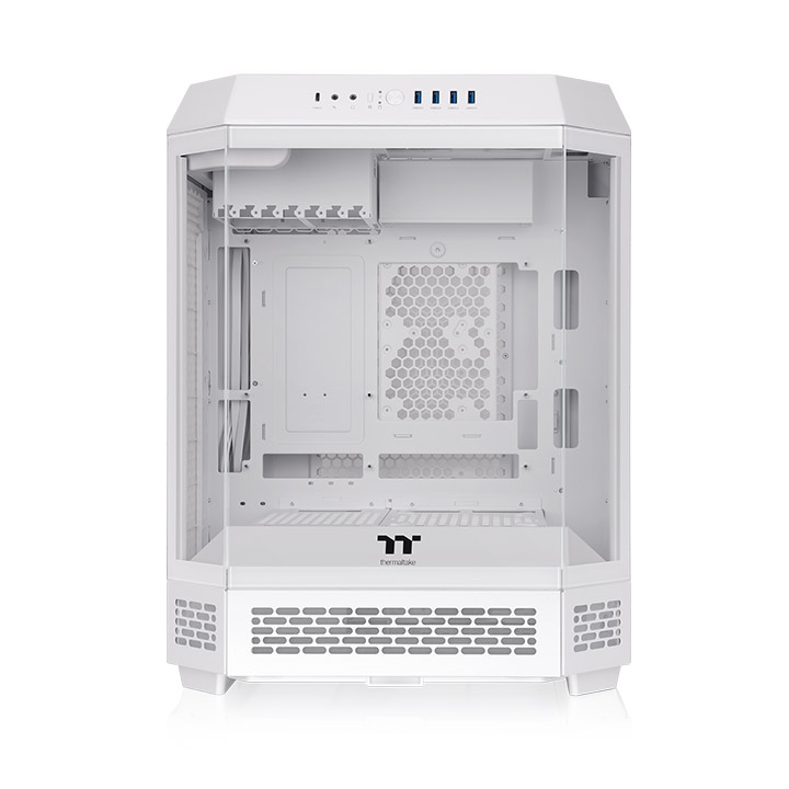 Thermaltake The Tower 600 Snow ATX Tempered Glass Mid Tower Gaming Chassis 3 Thermaltake The Tower 600 Snow ATX Tempered Glass Mid Tower Gaming Chassis
