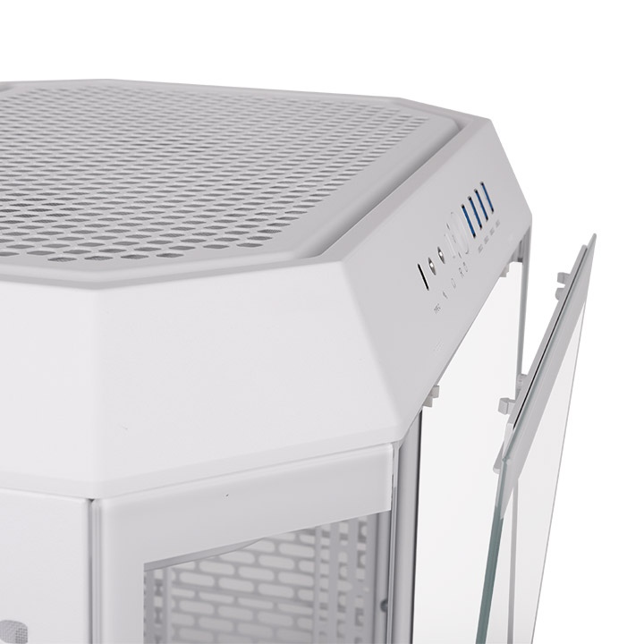 Thermaltake The Tower 600 Snow ATX Tempered Glass Mid Tower Gaming Chassis 5 Thermaltake The Tower 600 Snow ATX Tempered Glass Mid Tower Gaming Chassis