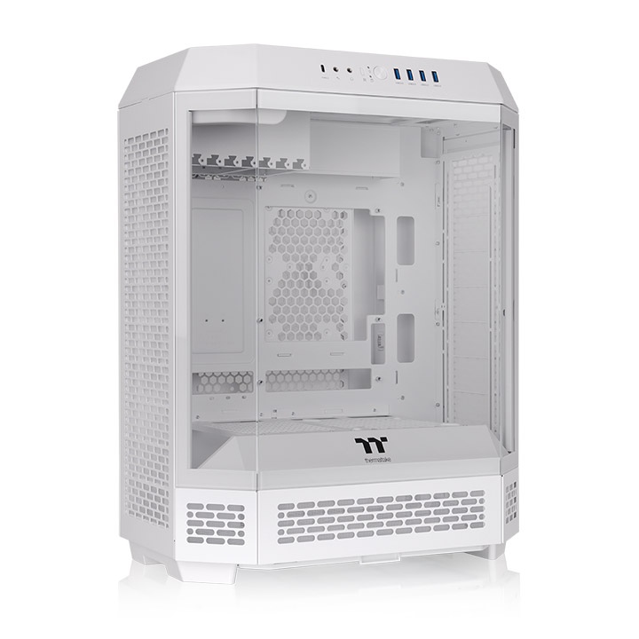Thermaltake The Tower 600 Snow ATX Tempered Glass Mid Tower Gaming Chassis 1 Thermaltake The Tower 600 Snow ATX Tempered Glass Mid Tower Gaming Chassis