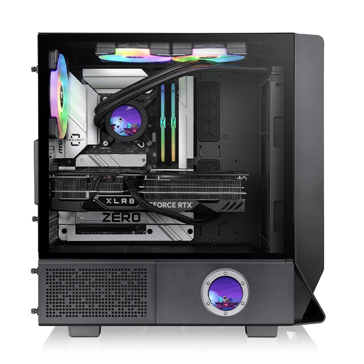 Thermaltake Ceres 350 MX Black E-ATX Tempered Glass Mid Tower Gaming Chassis 4 Thermaltake Ceres 350 MX Black E-ATX Tempered Glass Mid Tower Gaming Chassis
