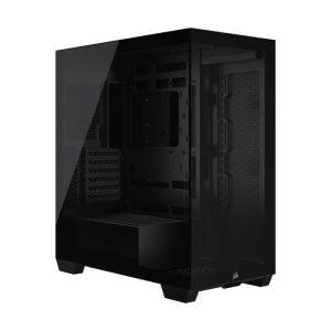 CORSAIR 3500X Panoramic Tempered Glass Black Mid-Tower ATX Gaming Chassis