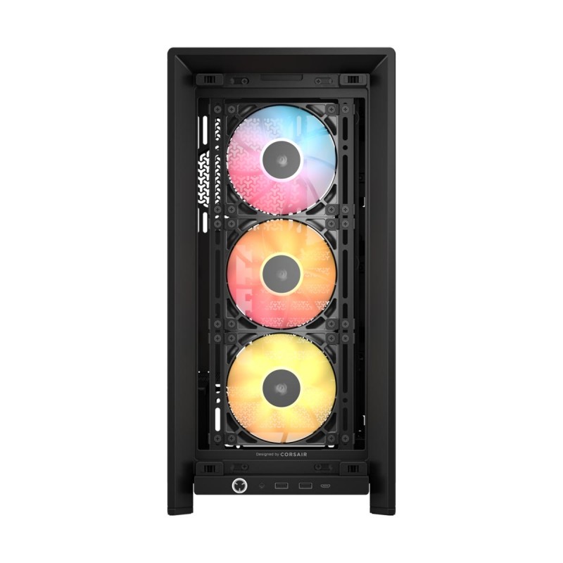 CORSAIR FRAME 4000D RS ARGB Modular High-Airflow Tempered Glass Black Mid-Tower ATX Gaming Chassis 4 CORSAIR FRAME 4000D RS ARGB Modular High-Airflow Tempered Glass Black Mid-Tower ATX Gaming Chassis