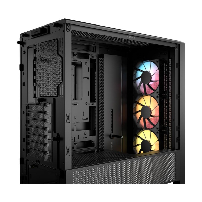 CORSAIR FRAME 4000D RS ARGB Modular High-Airflow Tempered Glass Black Mid-Tower ATX Gaming Chassis 5 CORSAIR FRAME 4000D RS ARGB Modular High-Airflow Tempered Glass Black Mid-Tower ATX Gaming Chassis
