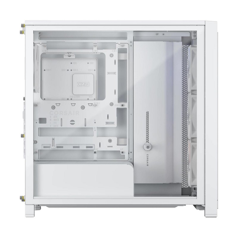 CORSAIR FRAME 4000X RS Modular Tempered Glass White Mid-Tower ATX Gaming Chassis 3 CORSAIR FRAME 4000X RS Modular Tempered Glass White Mid-Tower ATX Gaming Chassis