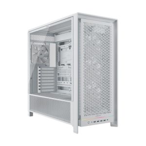 CORSAIR FRAME 5000D RS High-Airflow Tempered Glass White Mid-Tower ATX Gaming Chassis