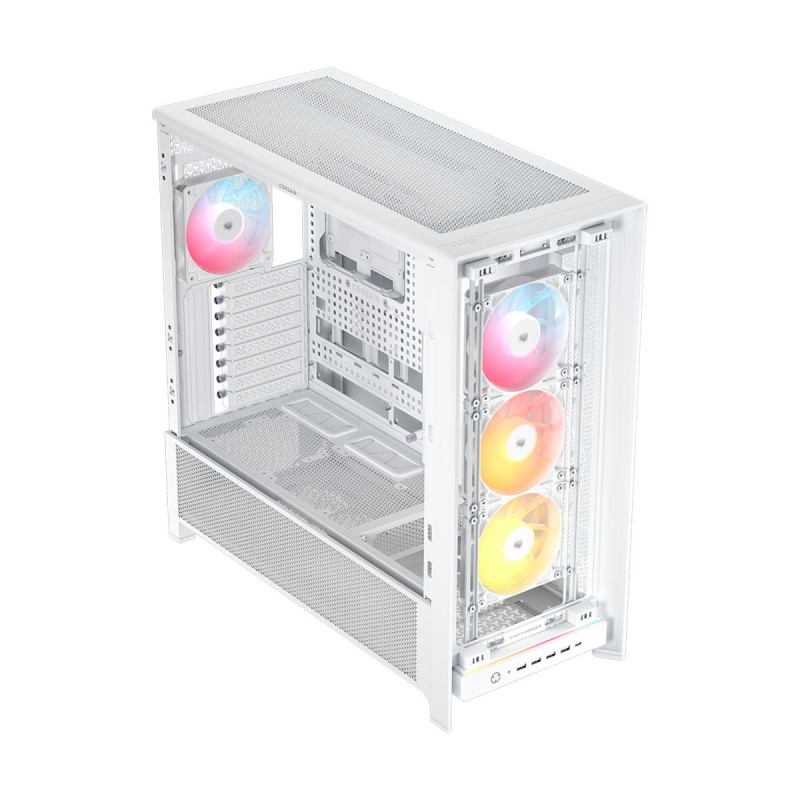CORSAIR FRAME 5000D RS ARGB High-Airflow Tempered Glass White Mid-Tower ATX Gaming Chassis 2 CORSAIR FRAME 5000D RS ARGB High-Airflow Tempered Glass White Mid-Tower ATX Gaming Chassis