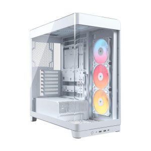 CORSAIR FRAME 4500X RS-R ARGB Panoramic Tempered Glass White Mid-Tower ATX Gaming Chassis